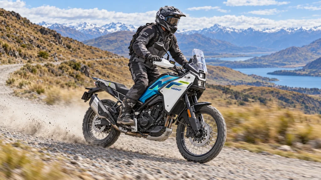 CFMOTO 450MT Adventure Ride in New Zealand
